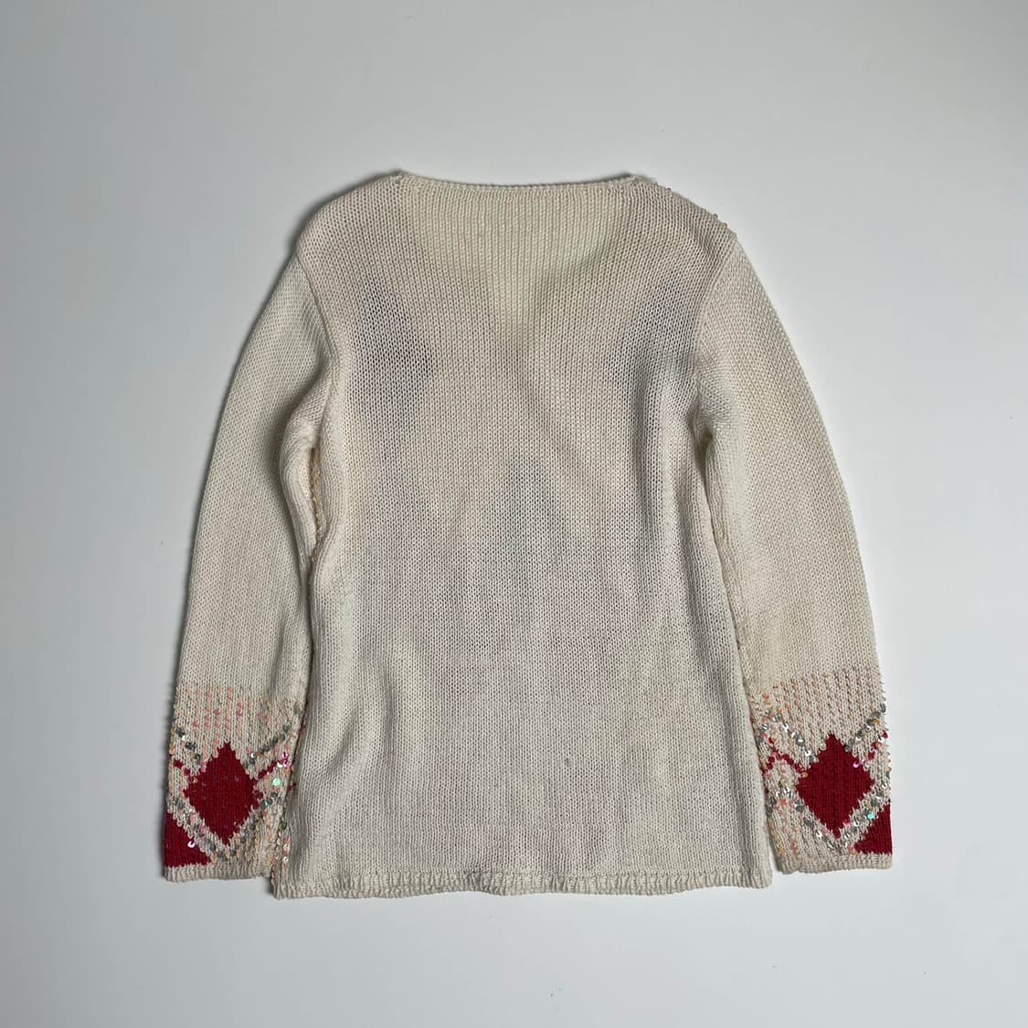 아가일 비즈 울 블렌드 니트 상품이미지5