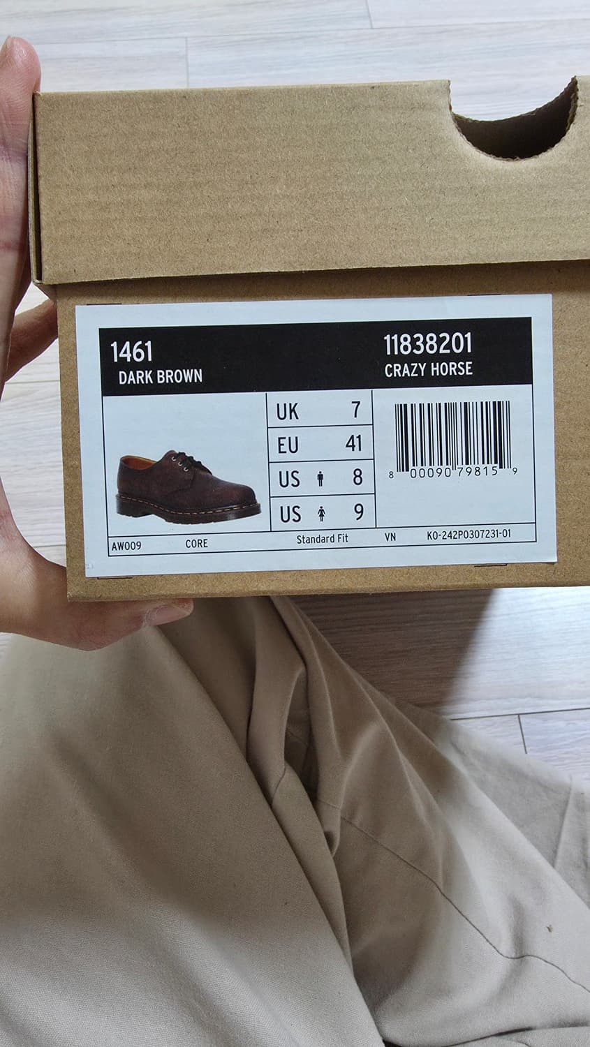 닥터마틴 1461 3홀 빈티지 브라운 팝니다. 상품이미지4