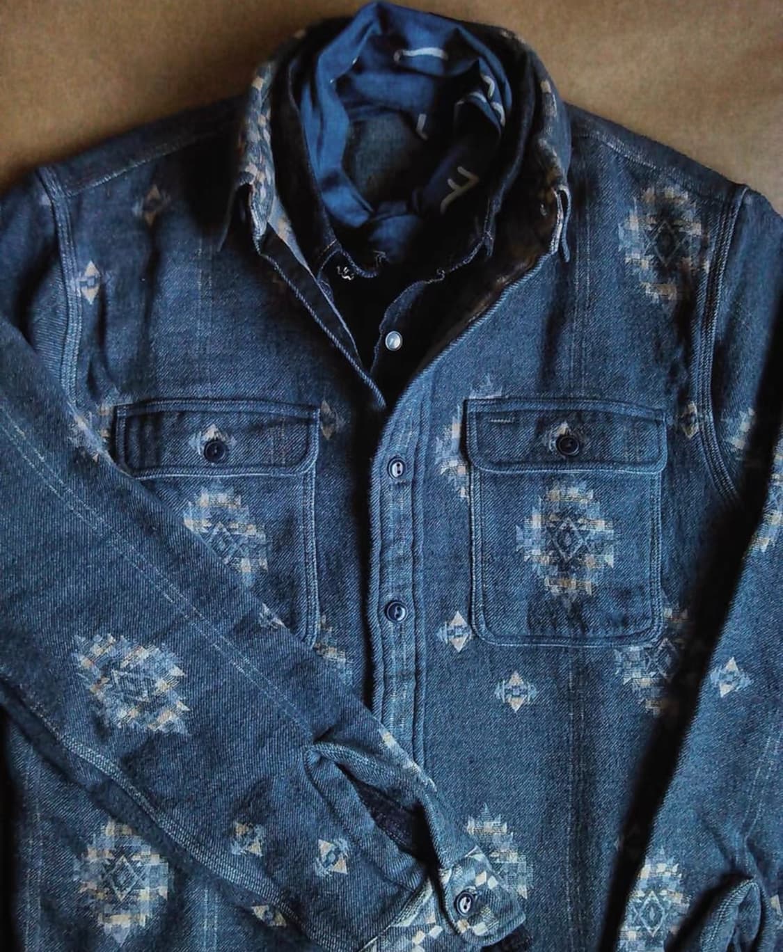 RRL 더블알엘 웨스턴셔츠 L 상품이미지1