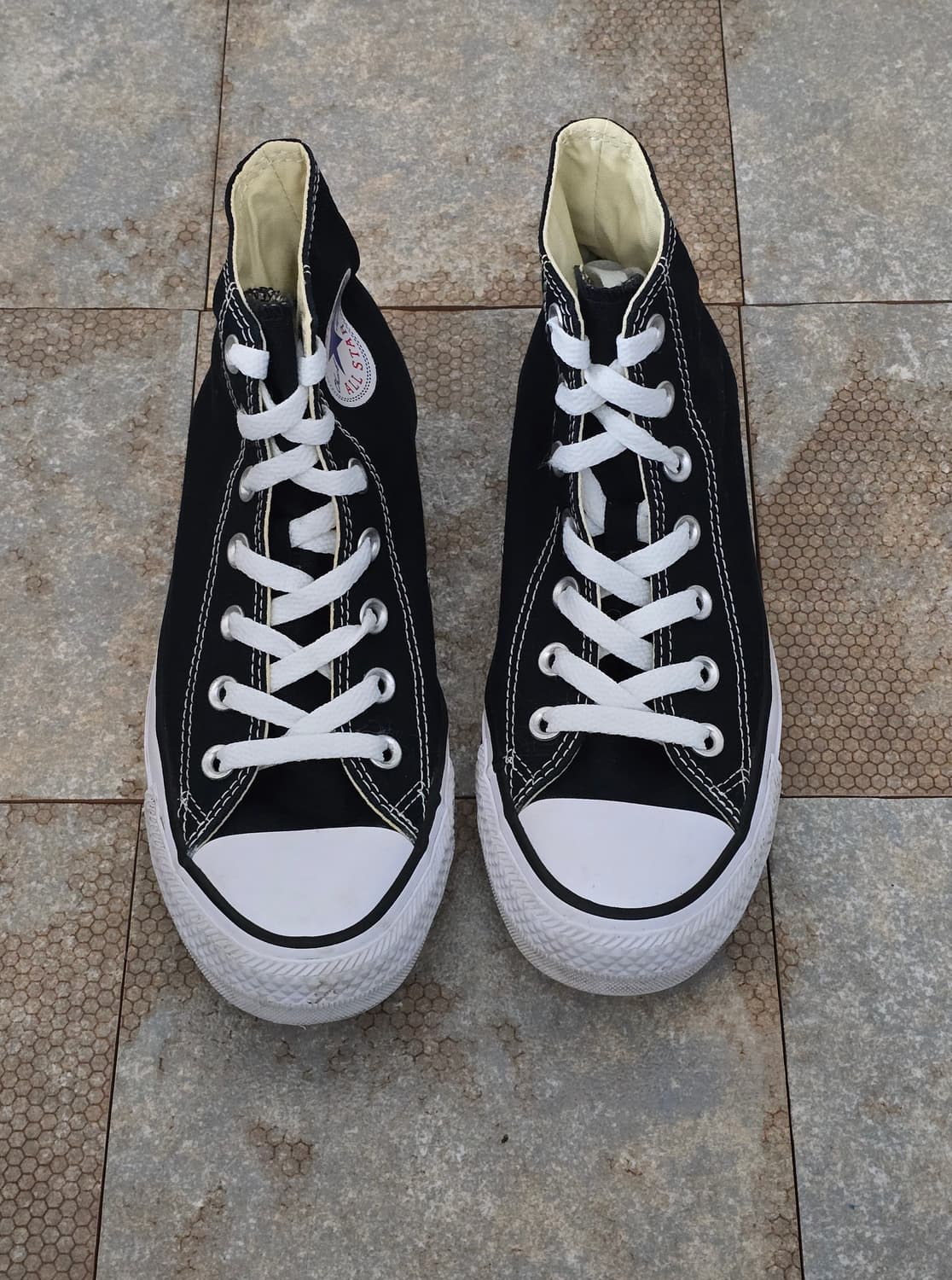 (245)컨버스 척테일러 올스타 하이 검흰 상품이미지1