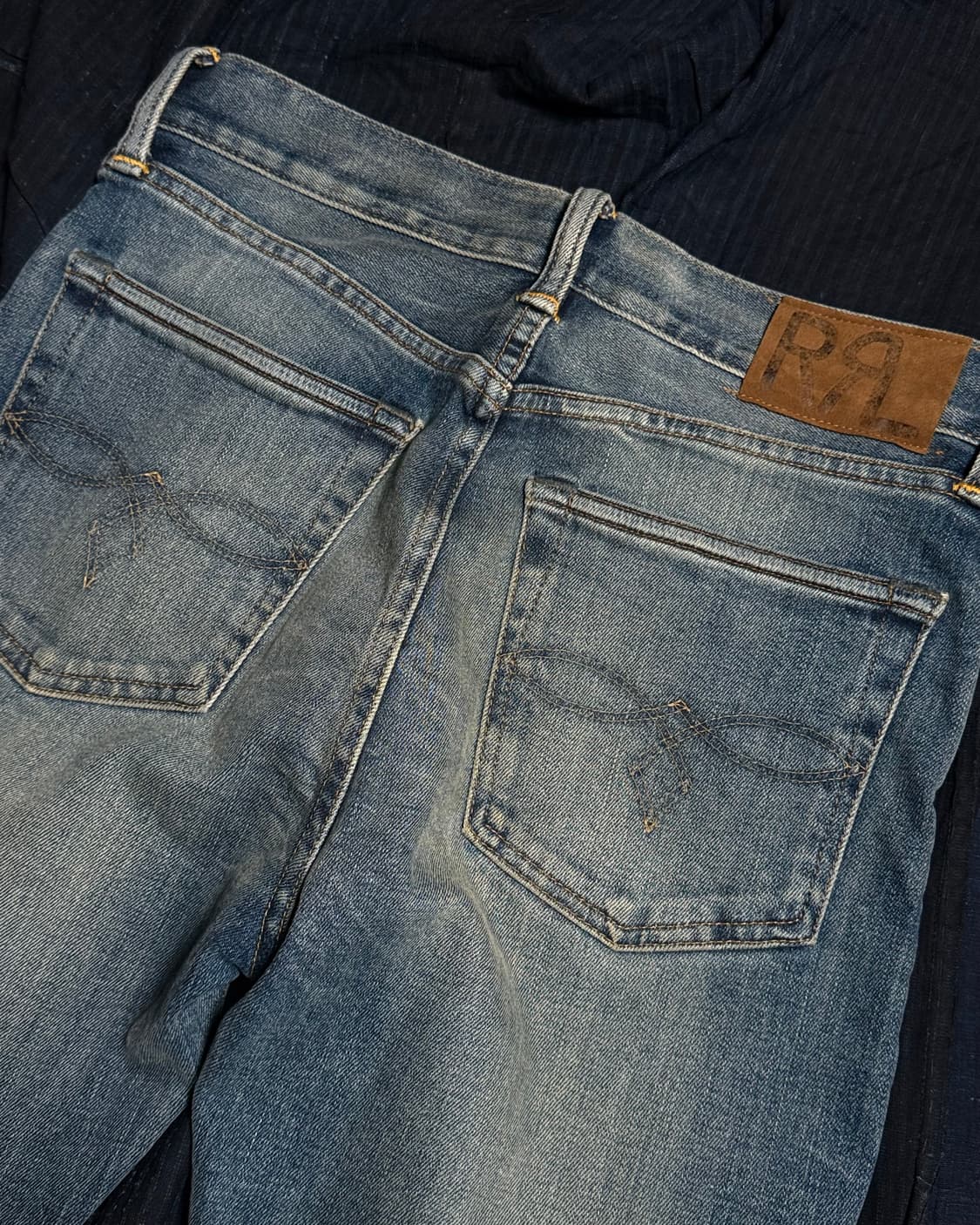 R.R.L 레이디 스트레치 셀비지 스트레이트 레그 셀비지 데님 진 25 상품이미지10