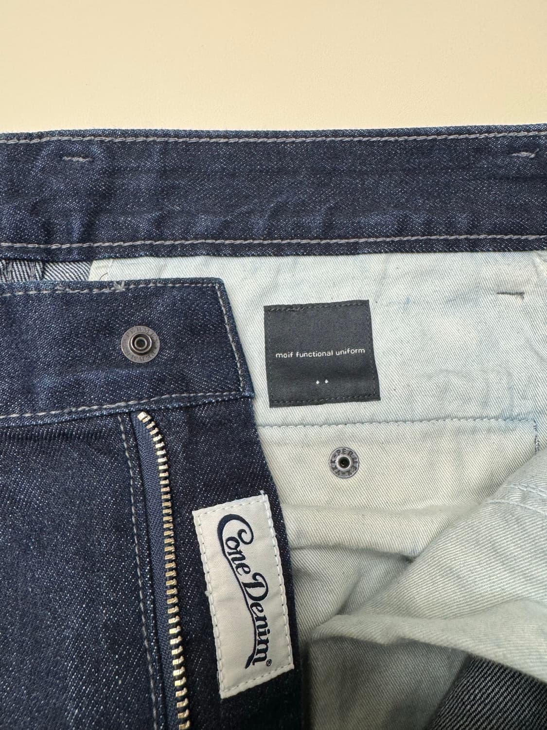 [2] 모이프 22aw 데님 인디고 상품이미지3