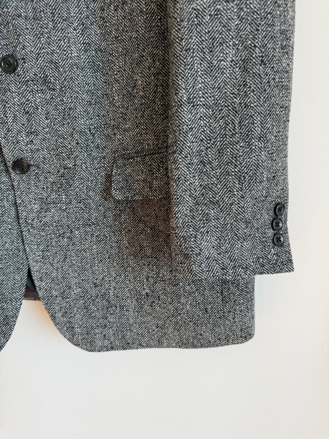 Pre owned 울 헤링본 트위드 자켓 상품이미지3