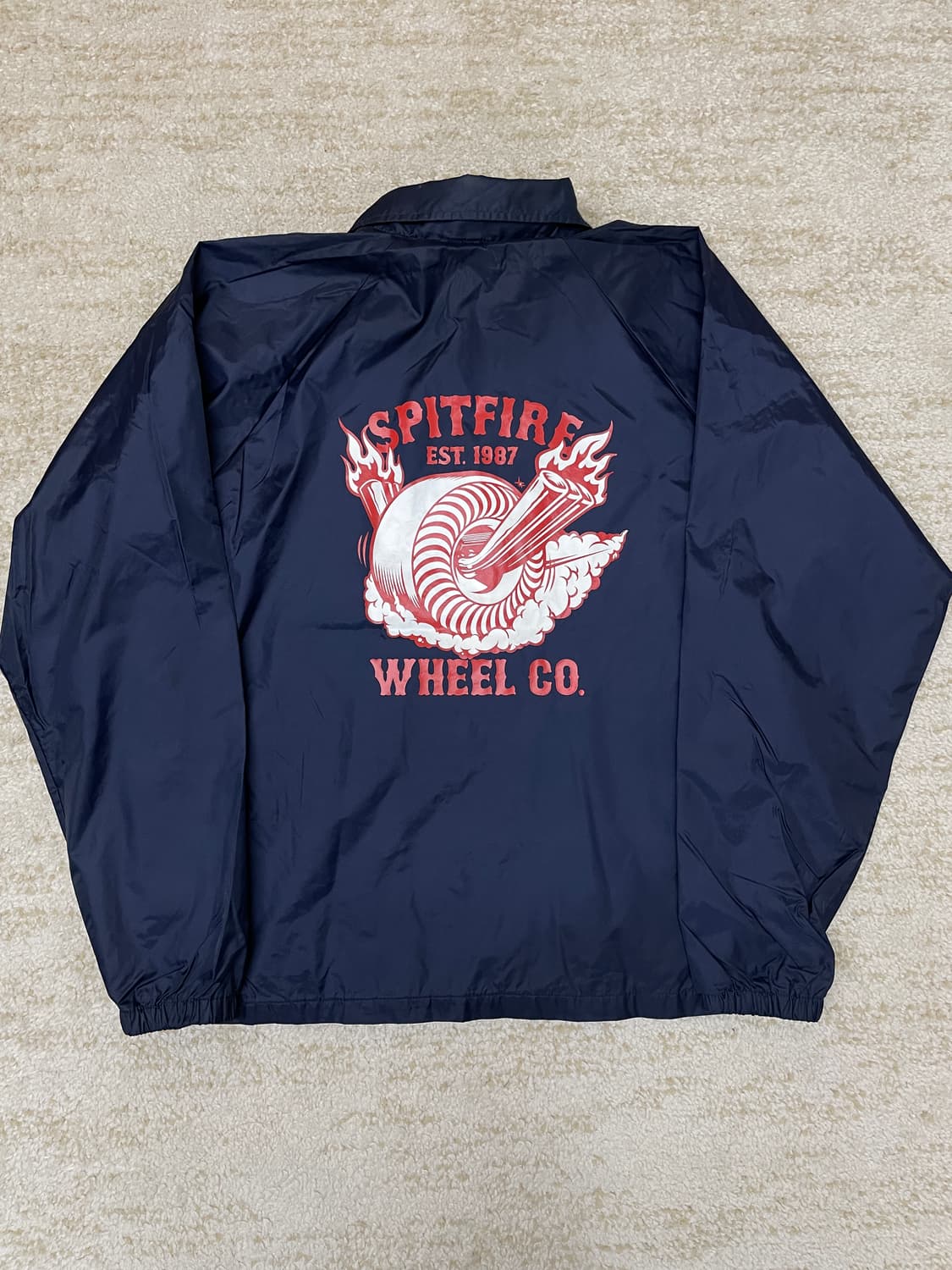 [L] 00s Spitfire Wheel 스핏파이어 휠스 코치 자켓 윈드 상품이미지3