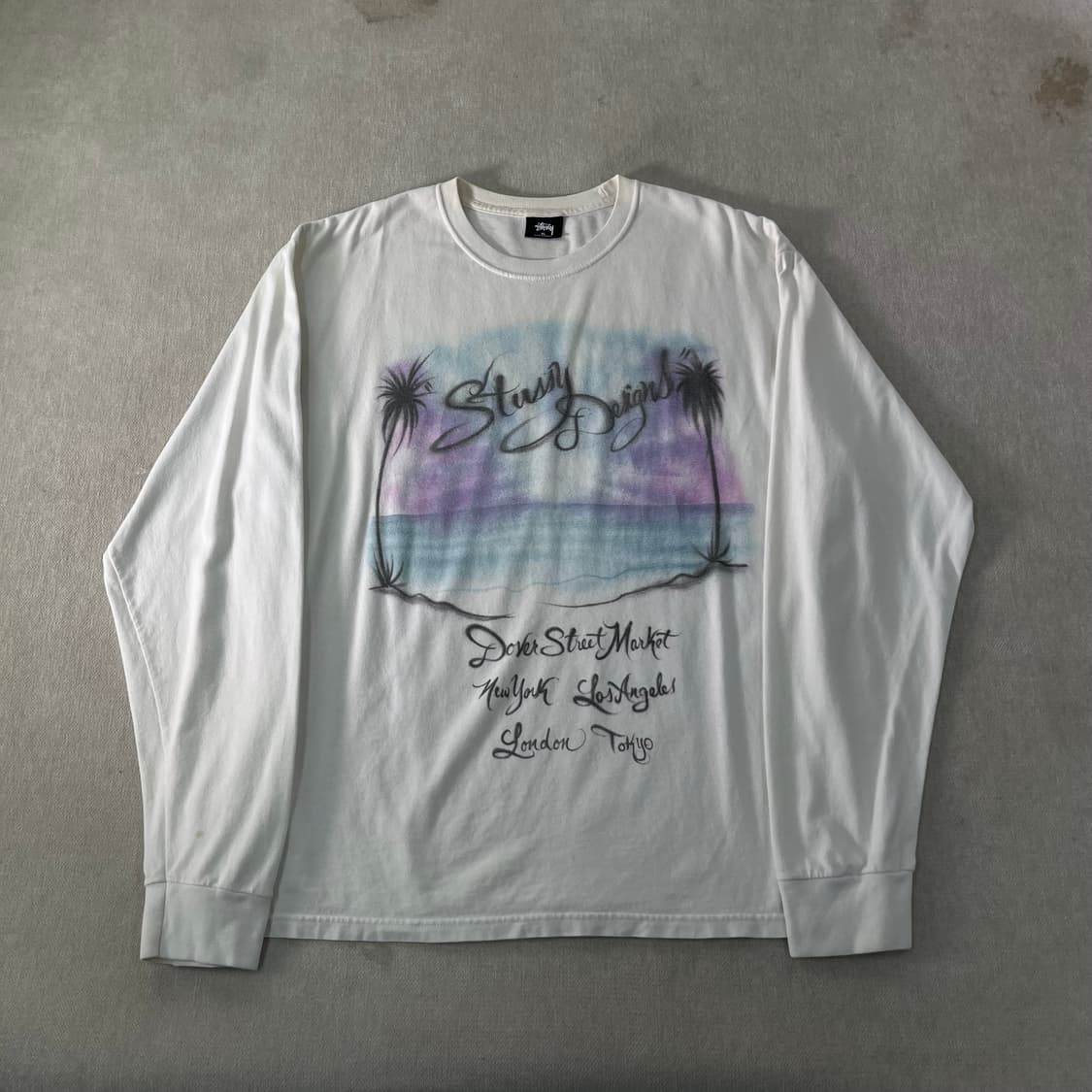 105 스투시 도버스트릿마켓 선셋 롱슬리브 티셔츠 상품이미지1