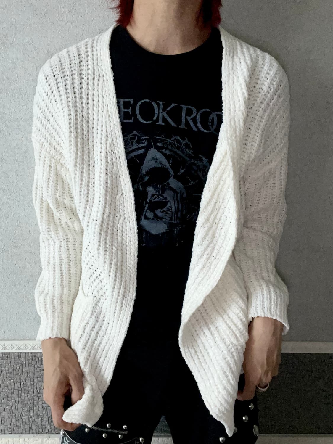 White cardigan 상품이미지1