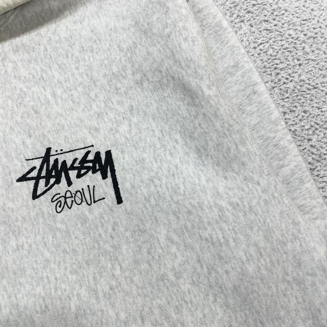 스투시 Stussy 서울 후드티 라이트그레이 상품이미지4