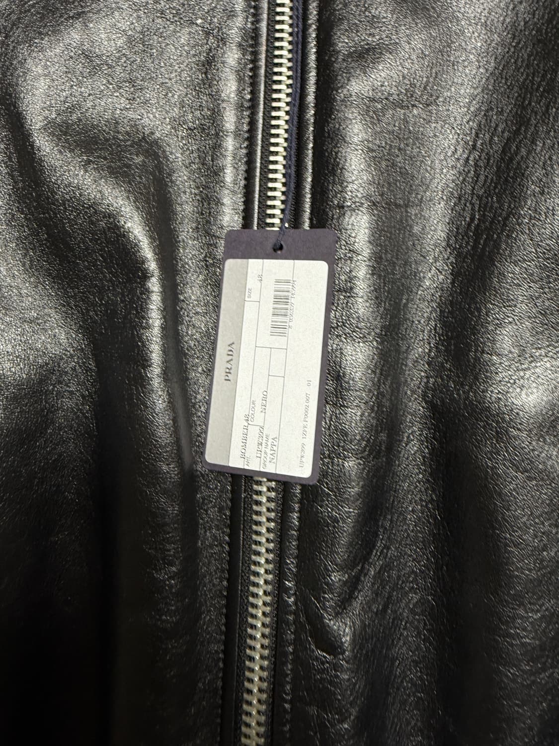 [48] 프라다 라프시몬스 나파레더 봄버 상품이미지3