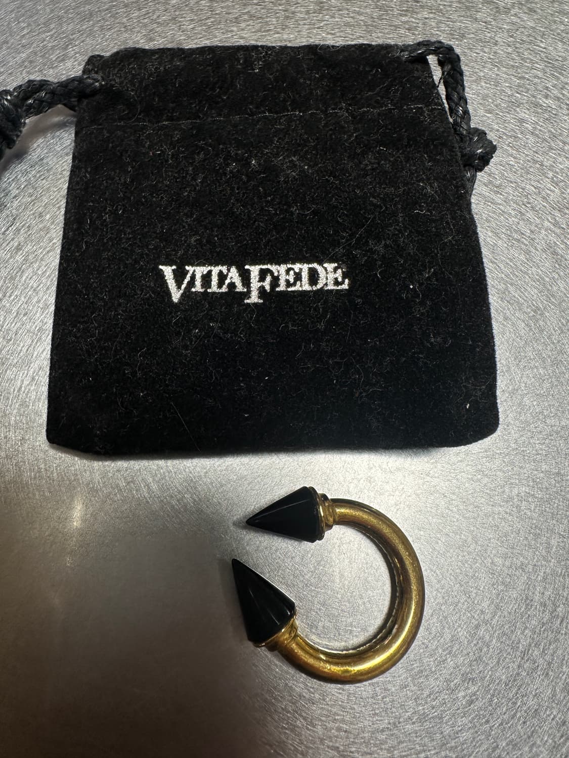 VITA FEDE 비타페데 골드 블랙 스파이크 반지 (13호) 상품이미지7