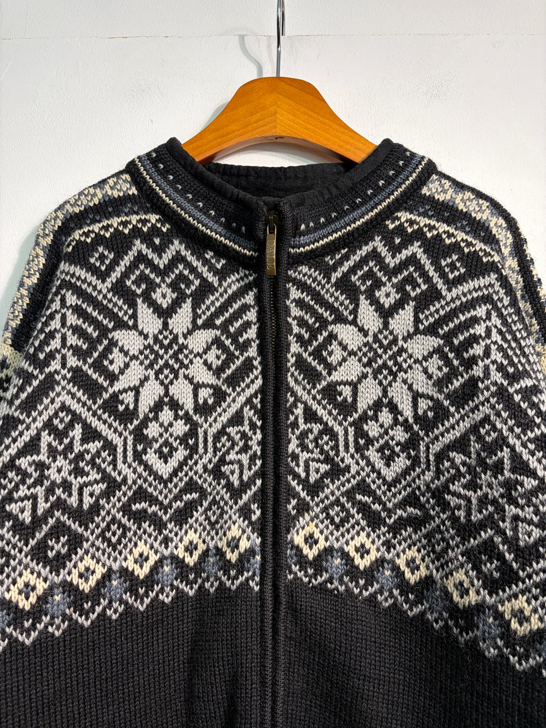 [m] Dale of norway 데일오브노르웨이 울 100% 니트집업 상품이미지3