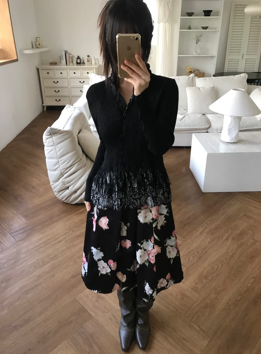 vintage pleats blouse 상품이미지1