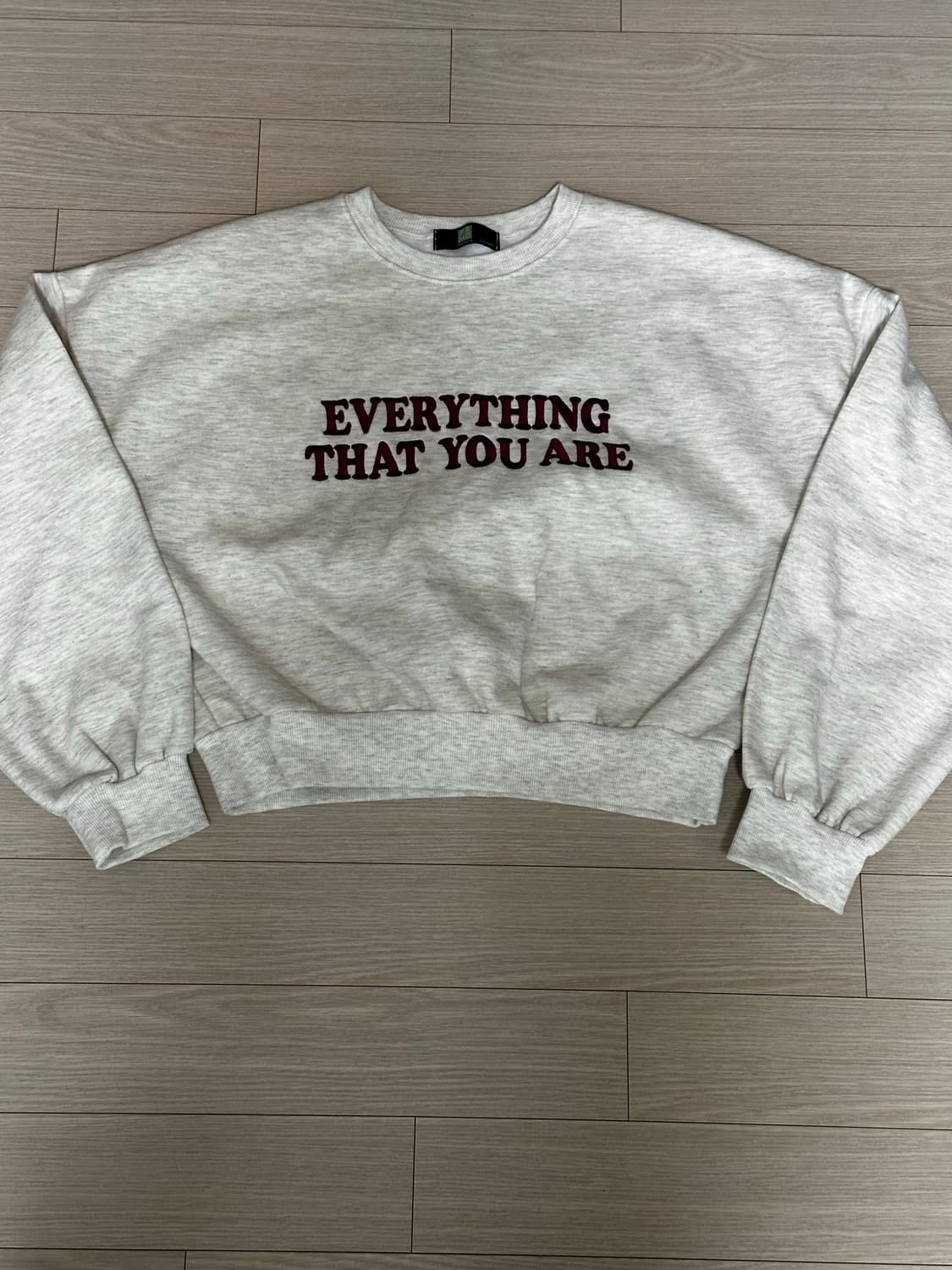 (W) FRMD 크롭 맨투맨 상품이미지1