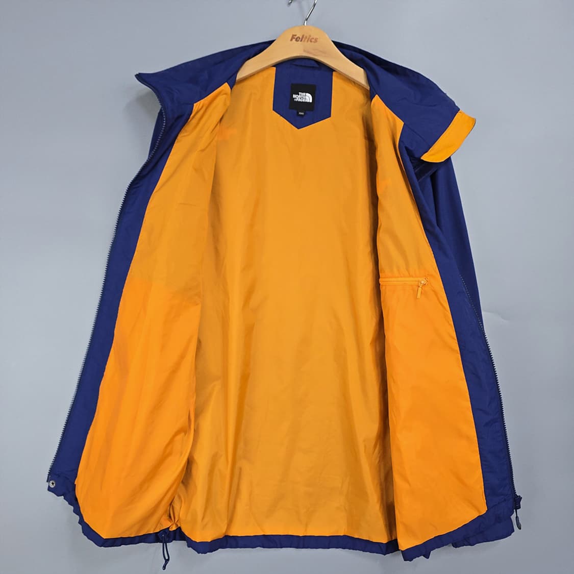 남성 노스페이스 블루 바람막이 자켓 L (100) 상품이미지5