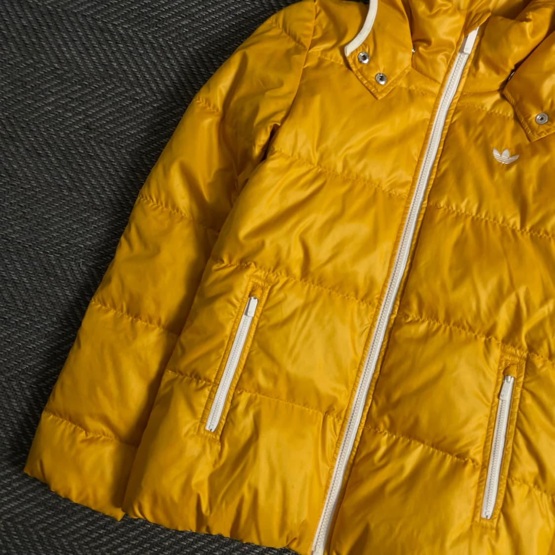 아디다스 트레포일 올드스쿨 후드 다운 푸처 푸퍼 패딩y 3476 상품이미지3