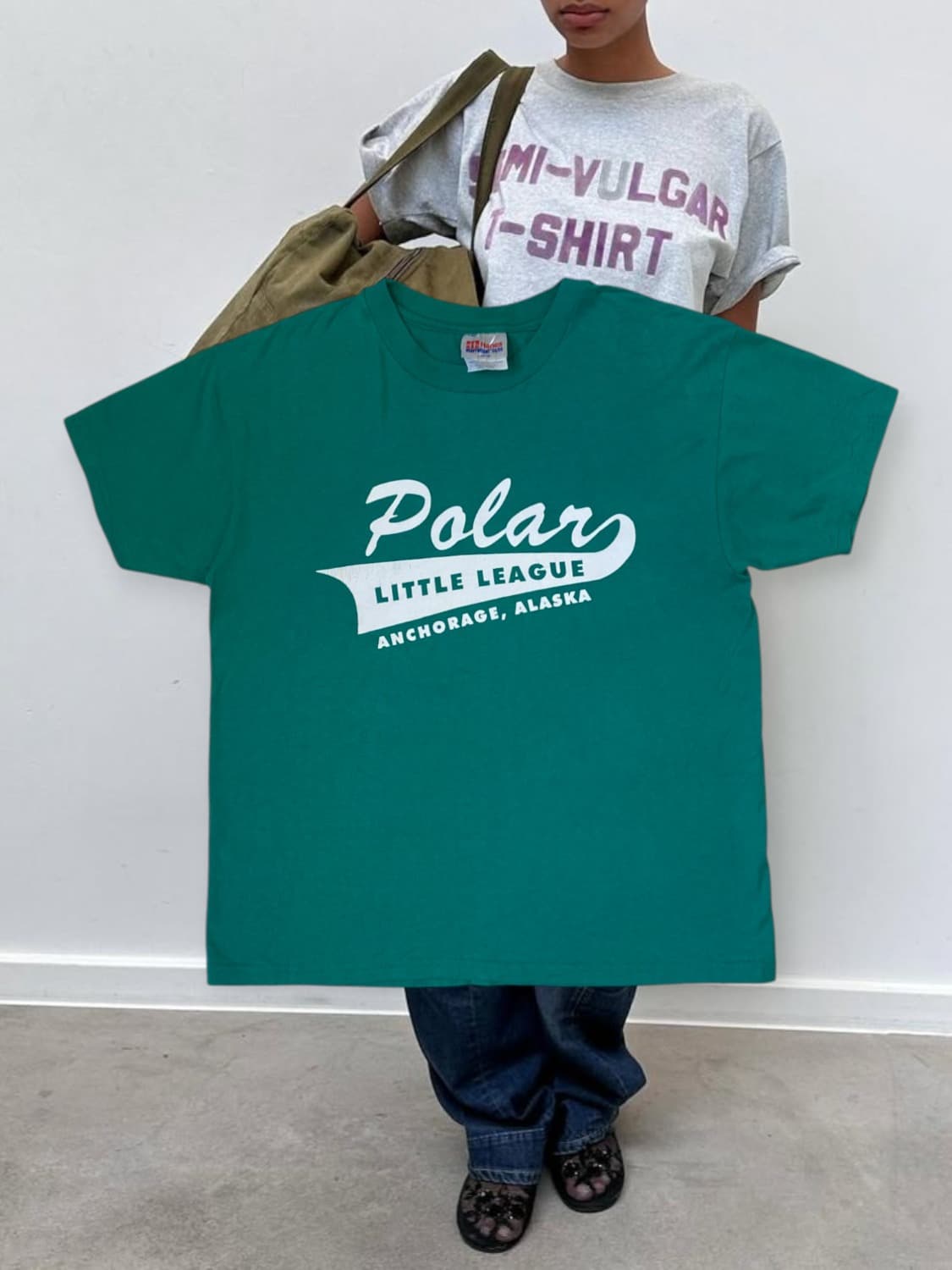 헤인즈 반팔 티셔츠 Made in USA (Woman L) 상품이미지1