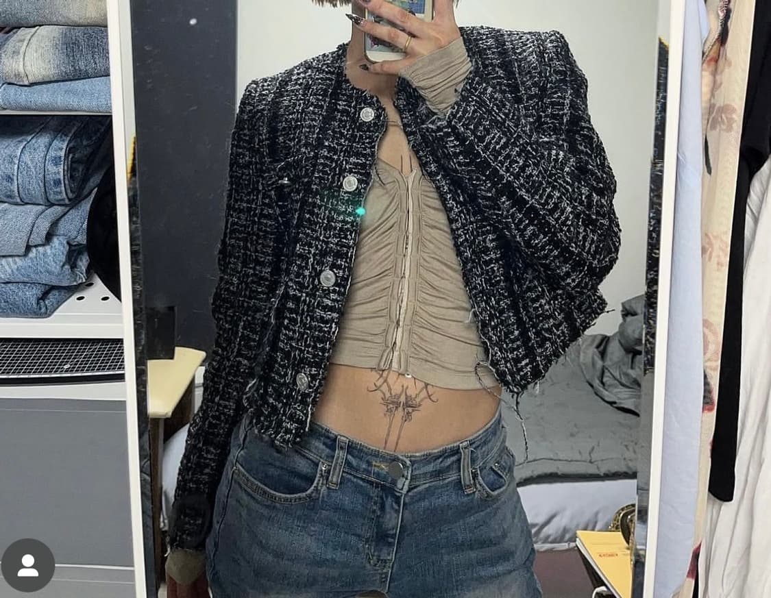 더미스테리어스호텔 트위드 자켓 상품이미지3