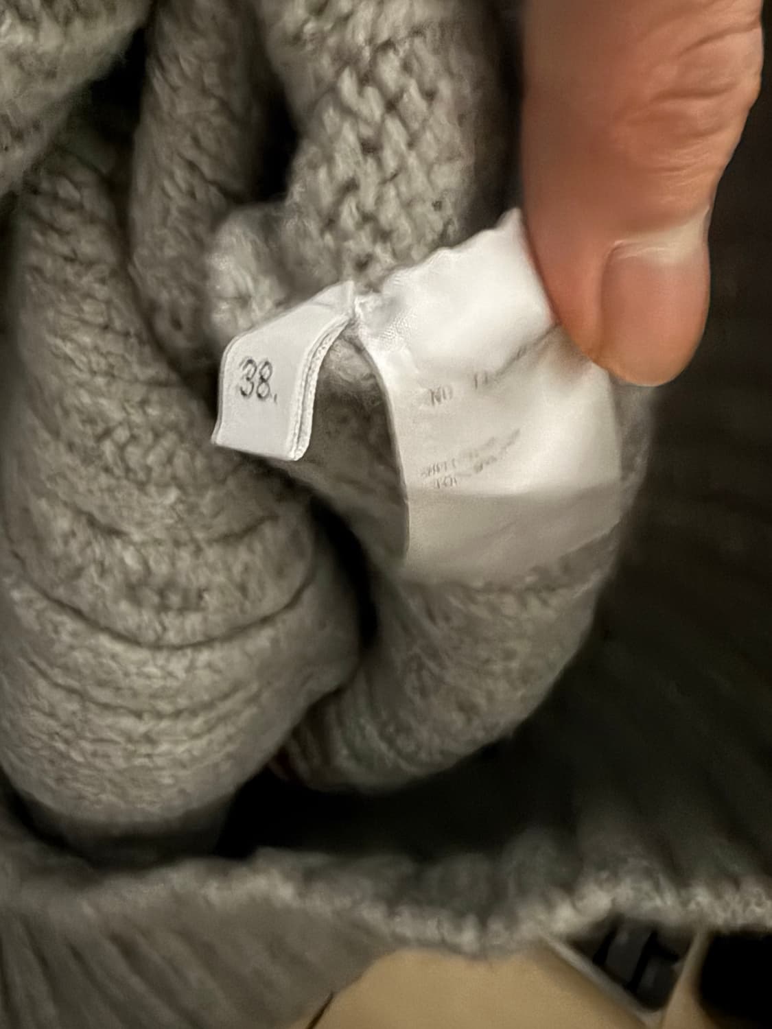 톰브라운 백삼선 케이블 가디건 38size 상품이미지5