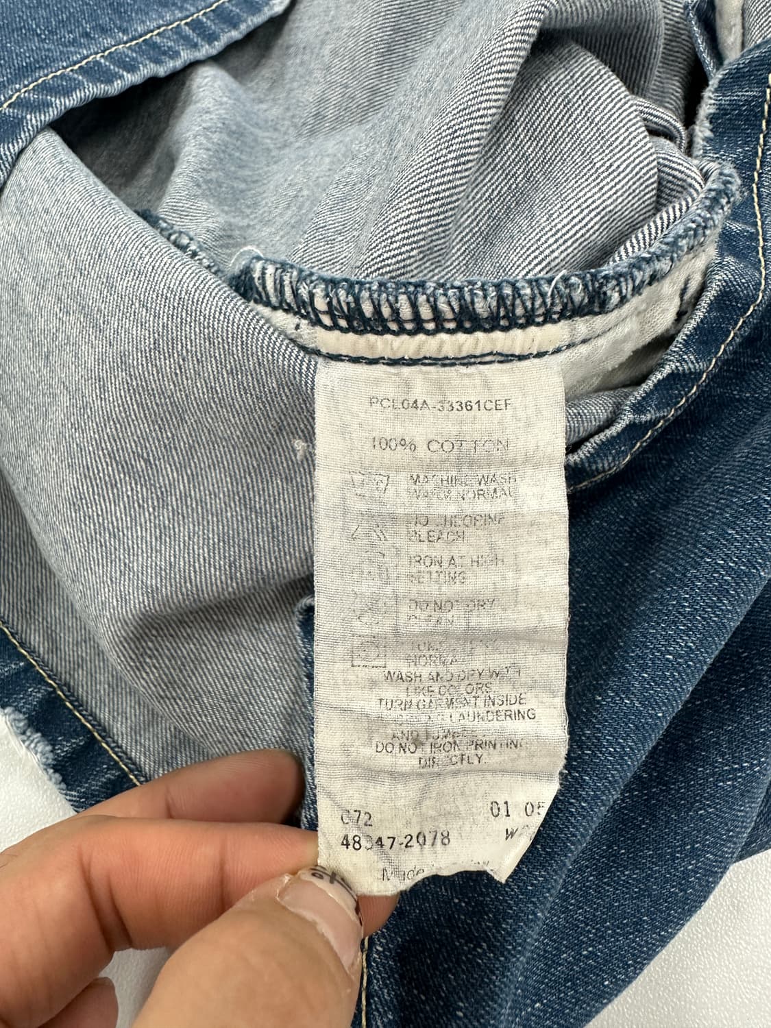 Levi's 리바이스 언밸런스 데님 스커트 상품이미지6