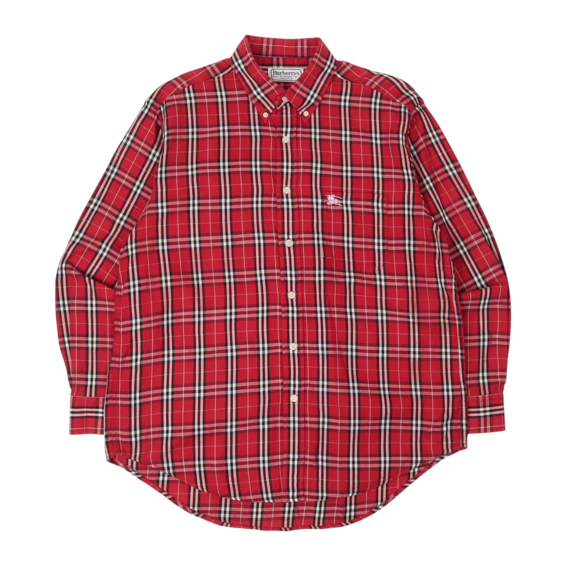 버버리 레드 노바체크 셔츠 상품이미지1