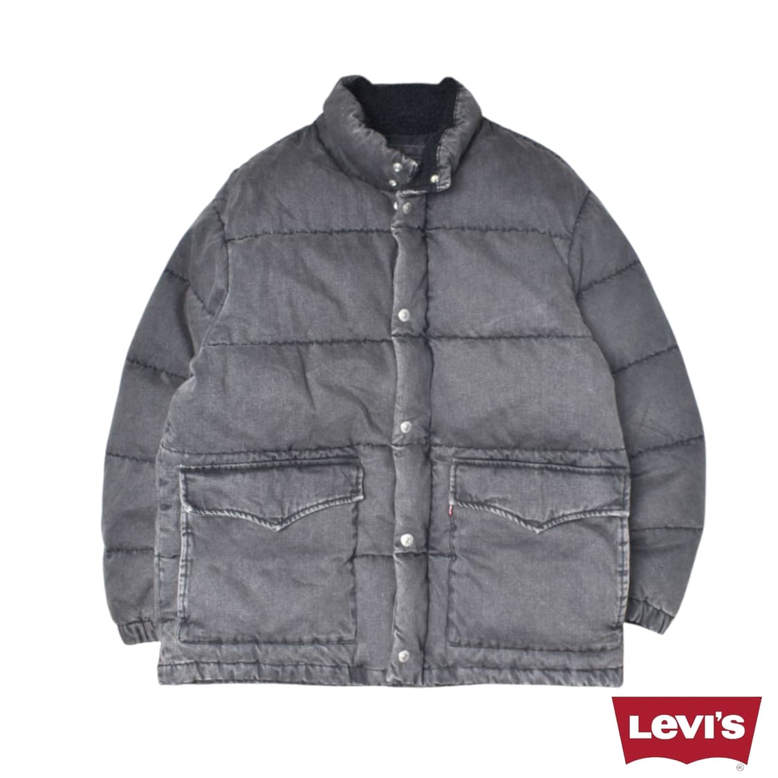 리바이스 다운 패딩 덕다운 자켓 S N0649 상품이미지1