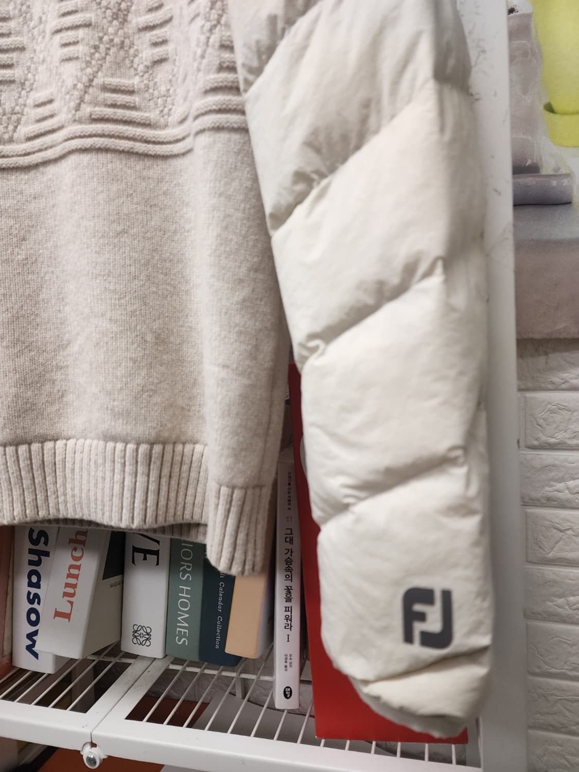 풋조이 골프방풍니트 95 하이브리드 겨울 골프방풍자켓 XD75 상품이미지3