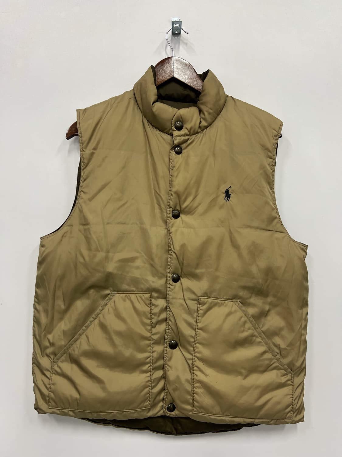 폴로 리버시블 양면 패딩 조끼 상품이미지1