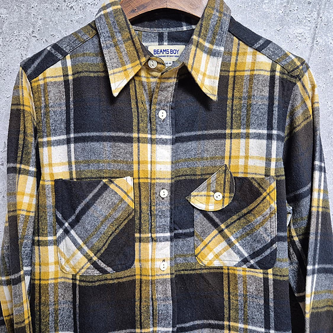 BEAMS BOY 빔즈 보이 체크셔츠 (Made In Japan) 상품이미지1
