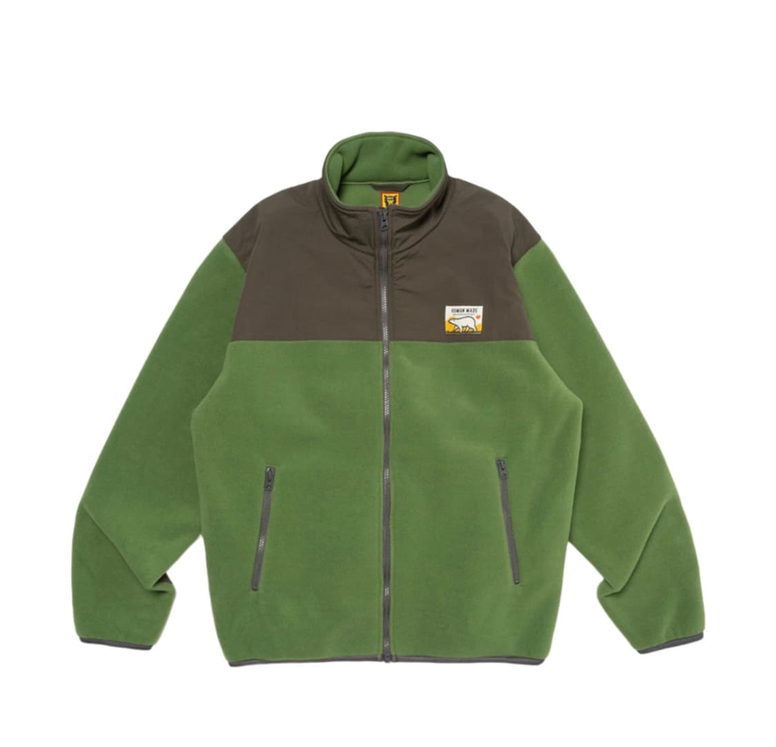 Human Made Fleece Jacket Green 상품이미지1