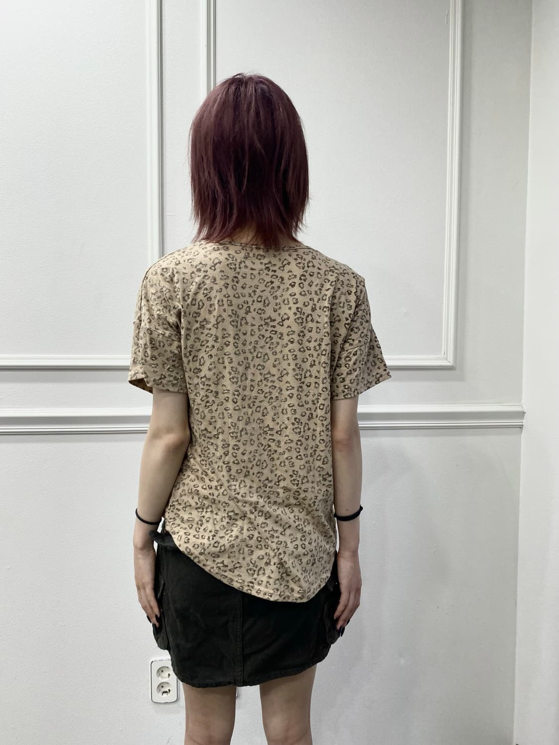 Leopard Print 1/2 Tee 상품이미지2