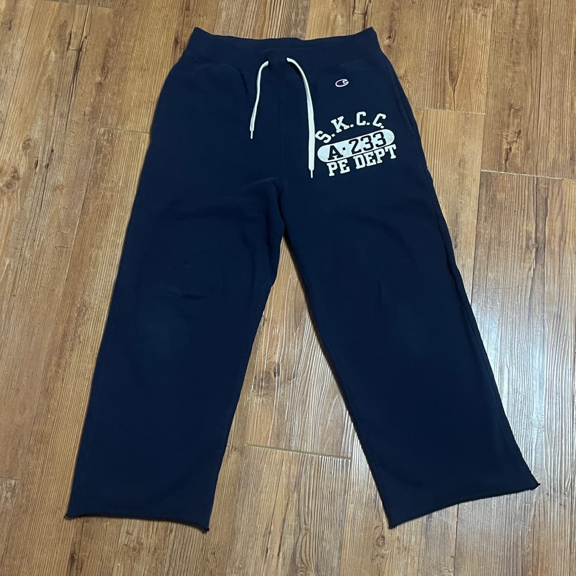 챔피온 재팬라인 스웻팬츠 네이비 L 상품이미지2