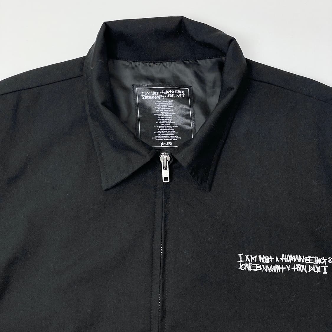 [중고] 아임낫어휴먼비잉 오토그래프 카라 집업 재킷 XL 상품이미지3