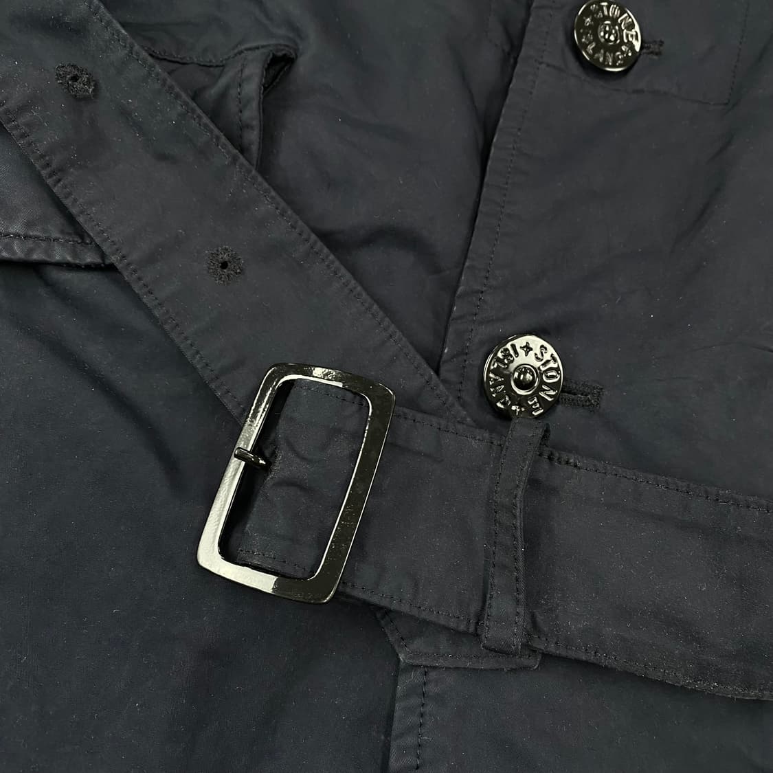 스톤아일랜드 10A/W 아카이브 네이비 트렌치 코트 (100) 상품이미지7