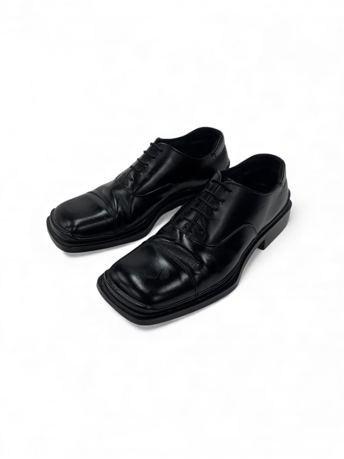 00s Prada Square Derby Shoes 상품이미지2