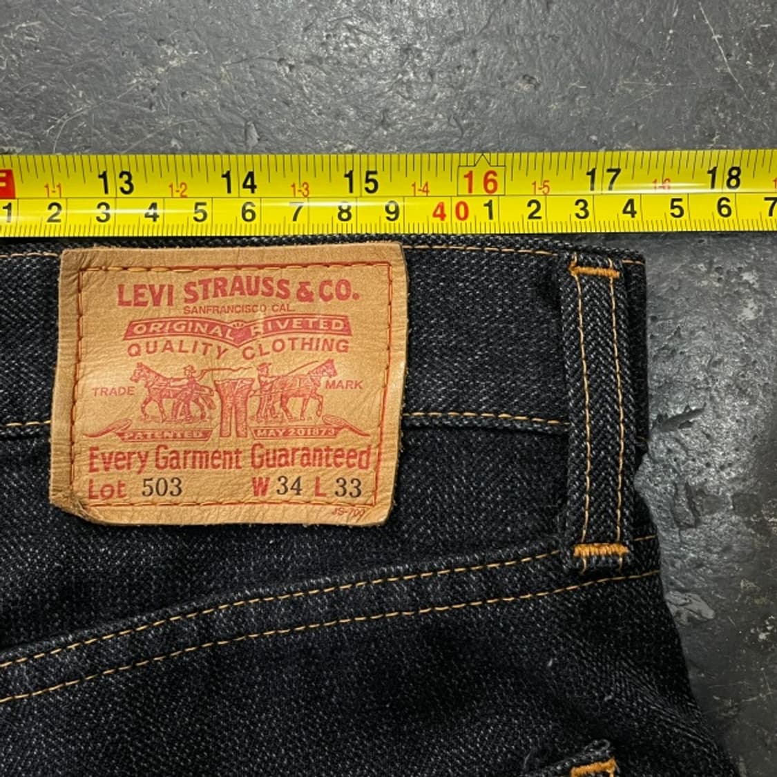 34 리바이스 503 청바지 상품이미지8