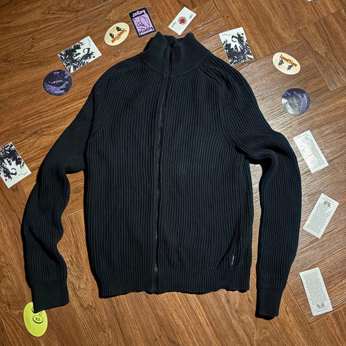 2015 fw armani exchange 슬림핏 집업 니트 상품이미지1