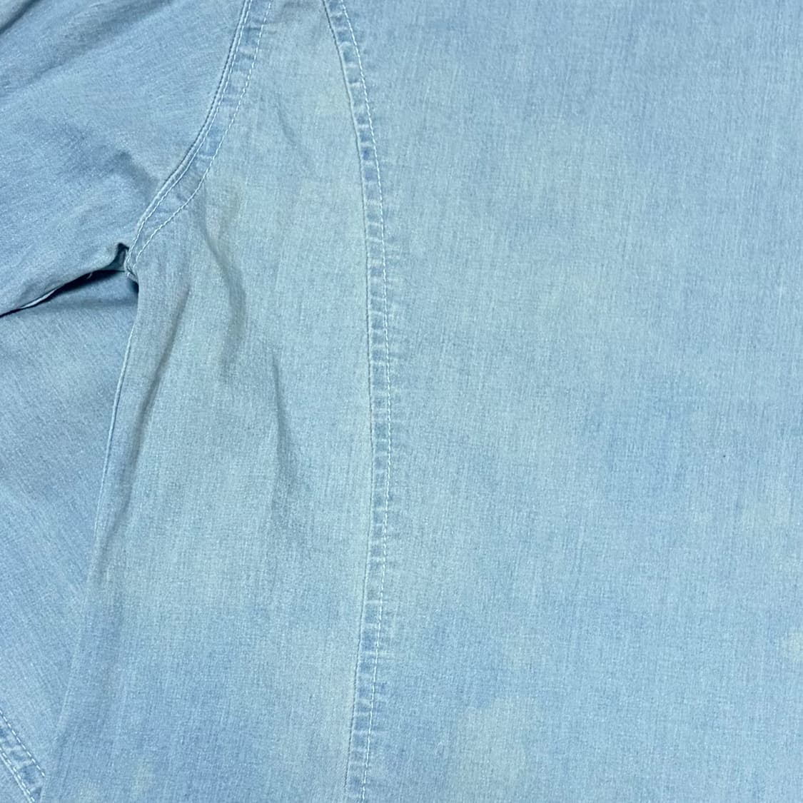 [EVISUJEANS® | L] 에비수 라이트블루 데님셔츠 상품이미지7