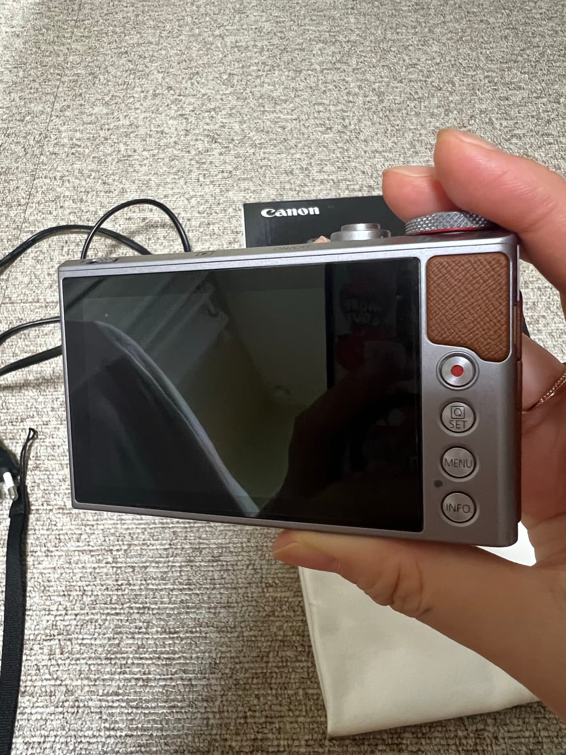 캐논 g9x mark II 실버+브라운 상품이미지3