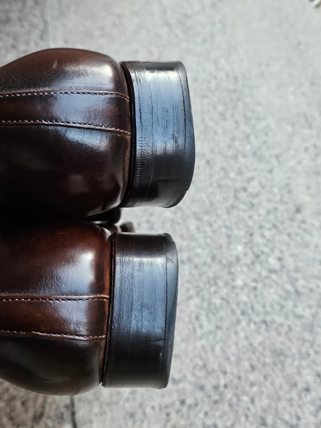 카를로스 산토스 더블 몽크 브라운 구두 UK5.5사이즈(245~250) 상품이미지4