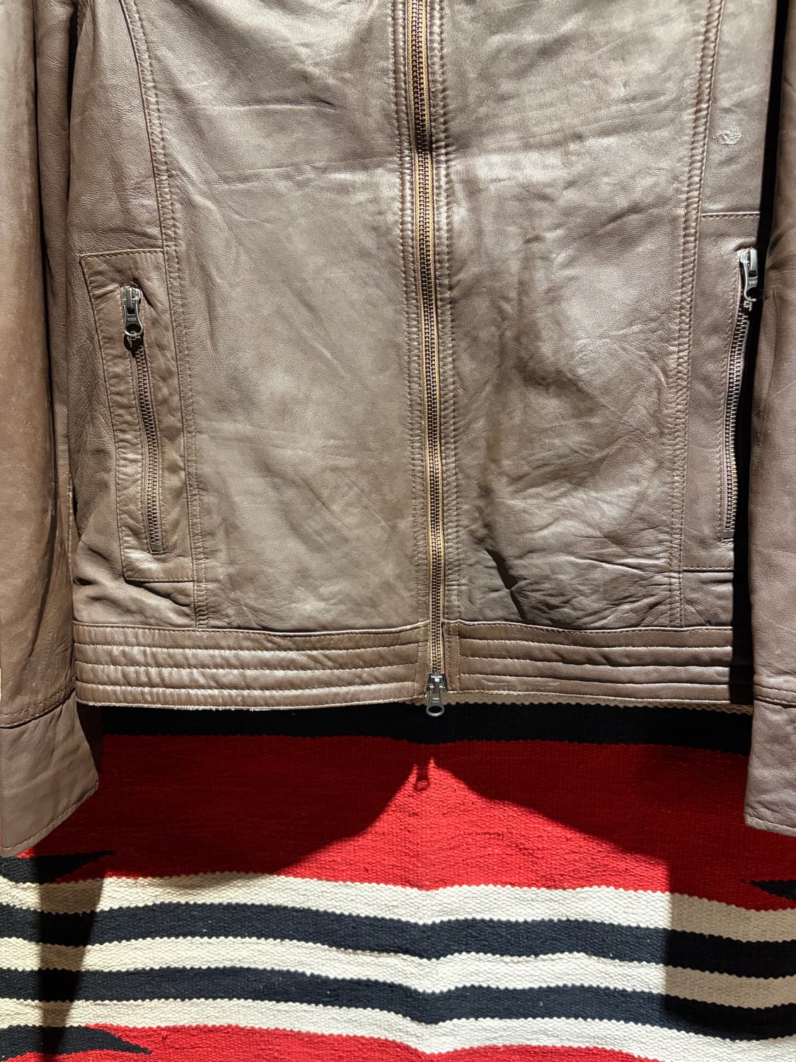 Freedom sheep skin leather jacket 상품이미지6