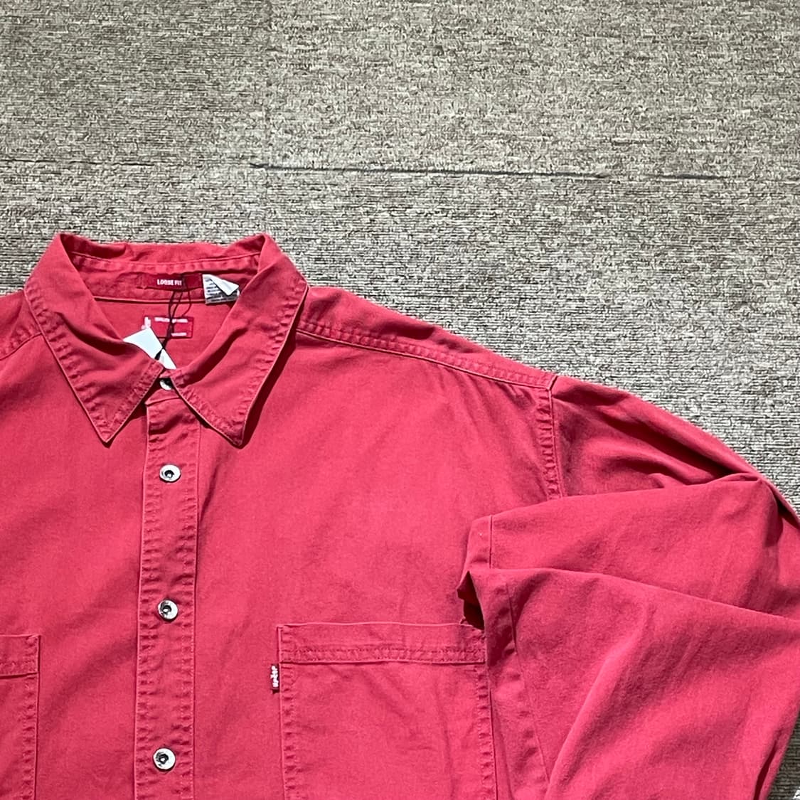 (XL) Levi's 리바이스 코튼 워크 셔츠 루즈 핏 상품이미지2