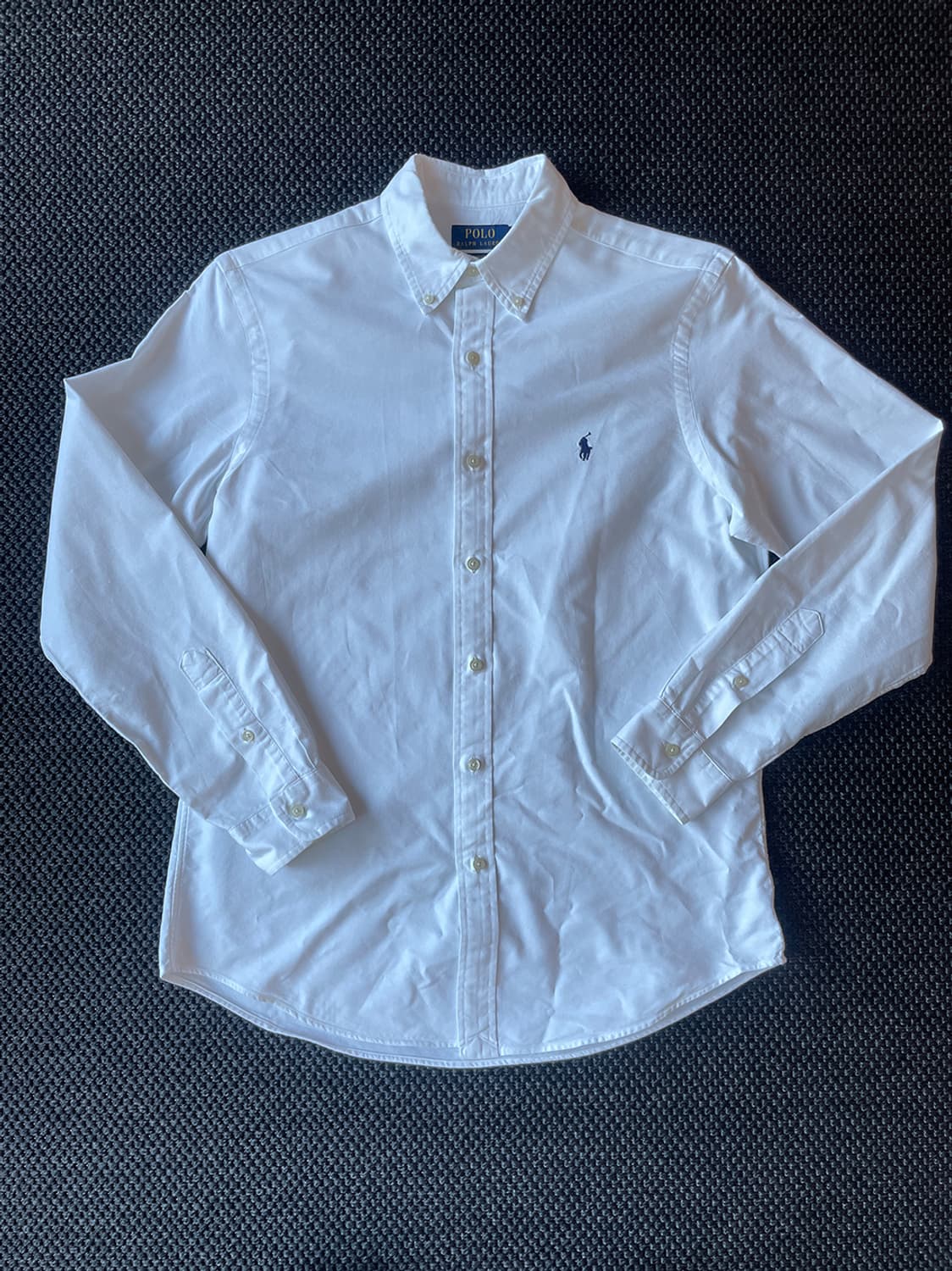 폴로 화이트 옥스포드셔츠 (QR 정품) 상품이미지1
