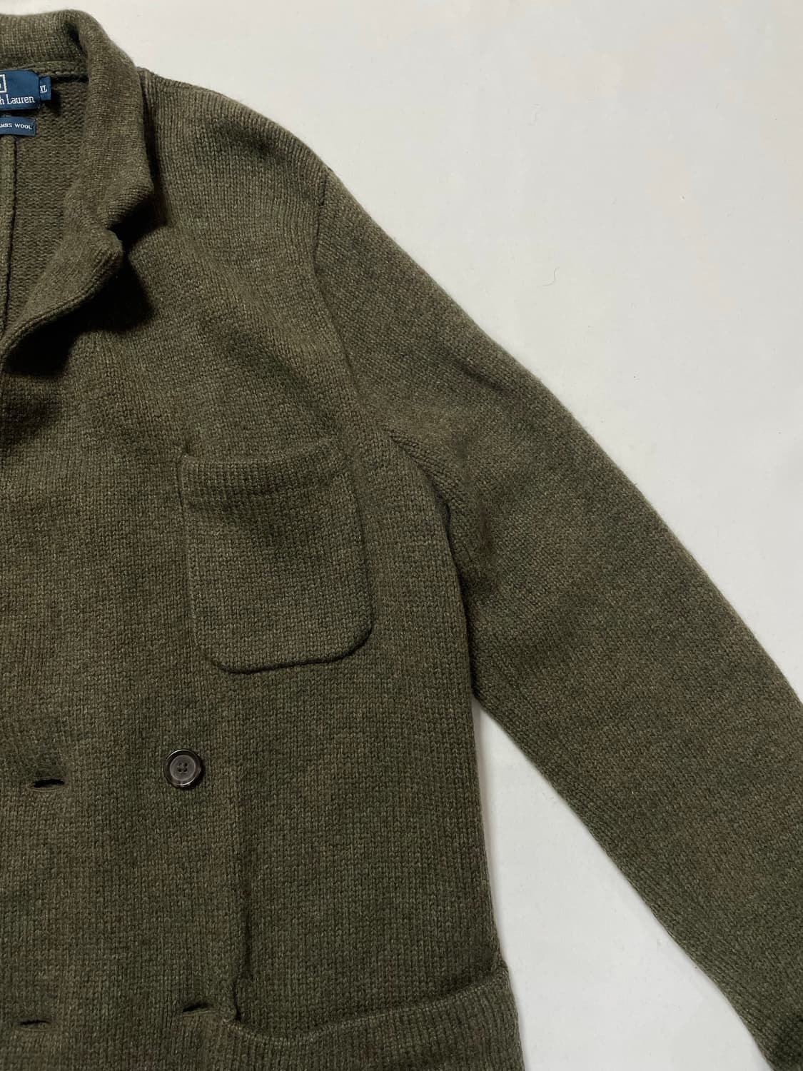 랄프로렌 폴로 램스울 가디건 자켓 상품이미지5