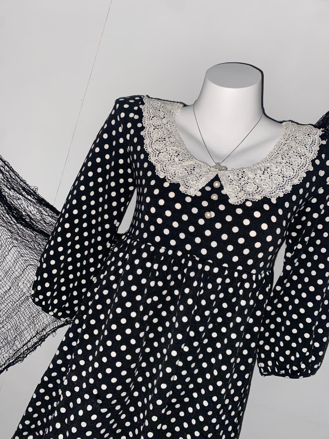 ꒰ঌ C.D.S 공겜여주 로걀 도트 원피스 ໒꒱ 상품이미지2