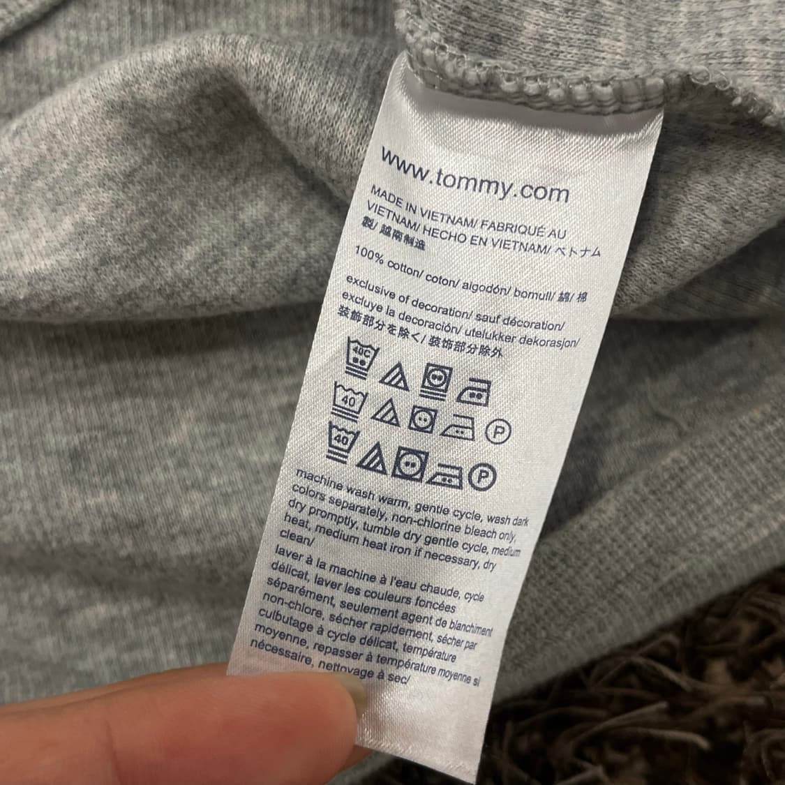L 타미힐피거 와플 반팔 티셔츠 상품이미지4