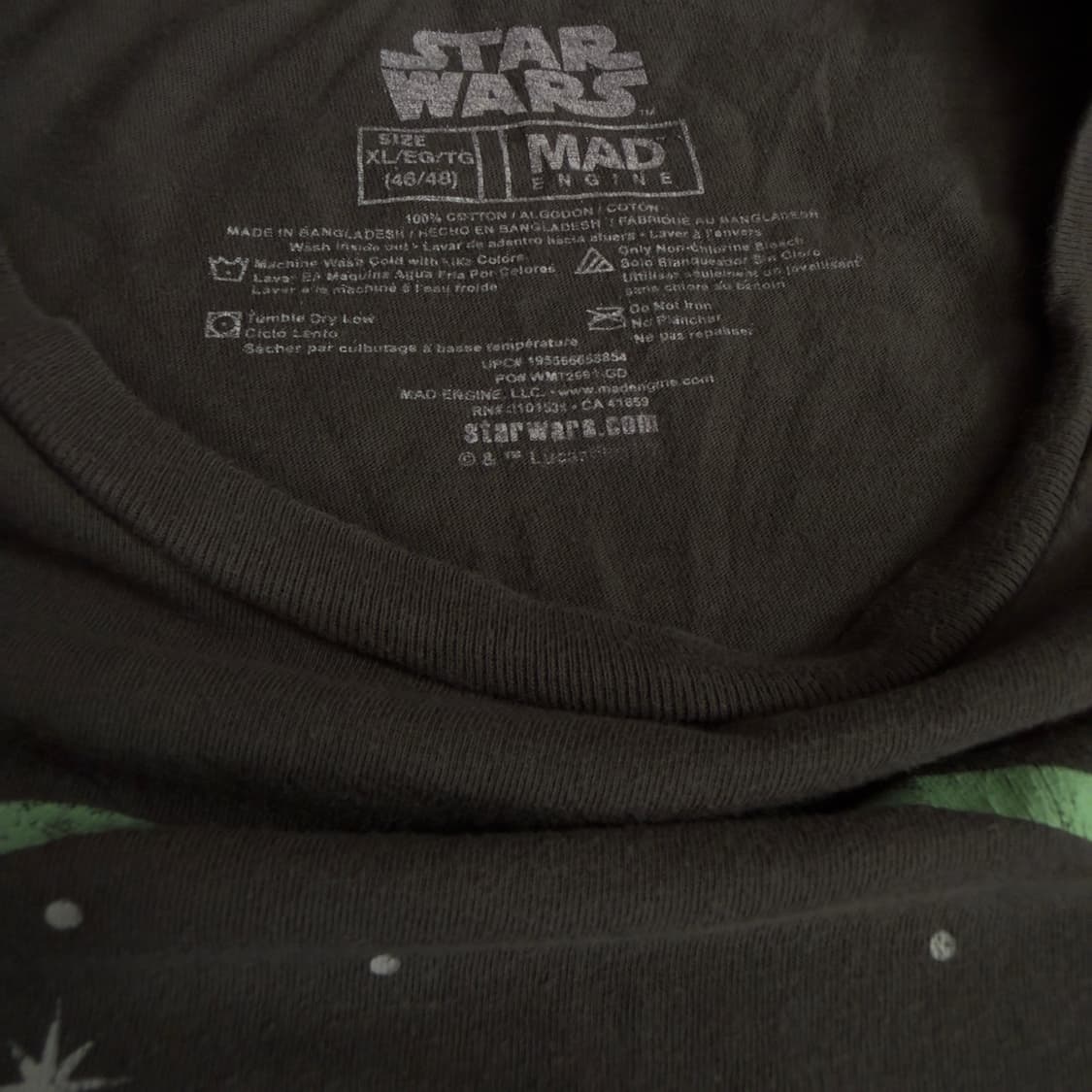 스타워즈 만달로리안 베이비요다 티셔츠 상품이미지2