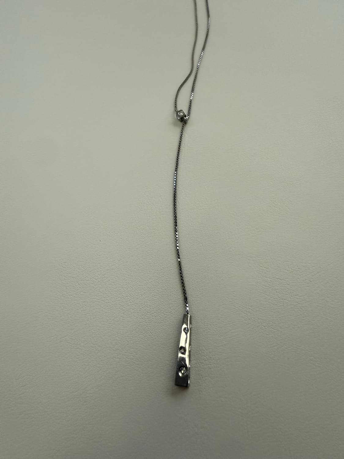 스와로브스키 실버 바 크리스털 네크리스 크리스탈 목걸이 다이아 금 골드  상품이미지1