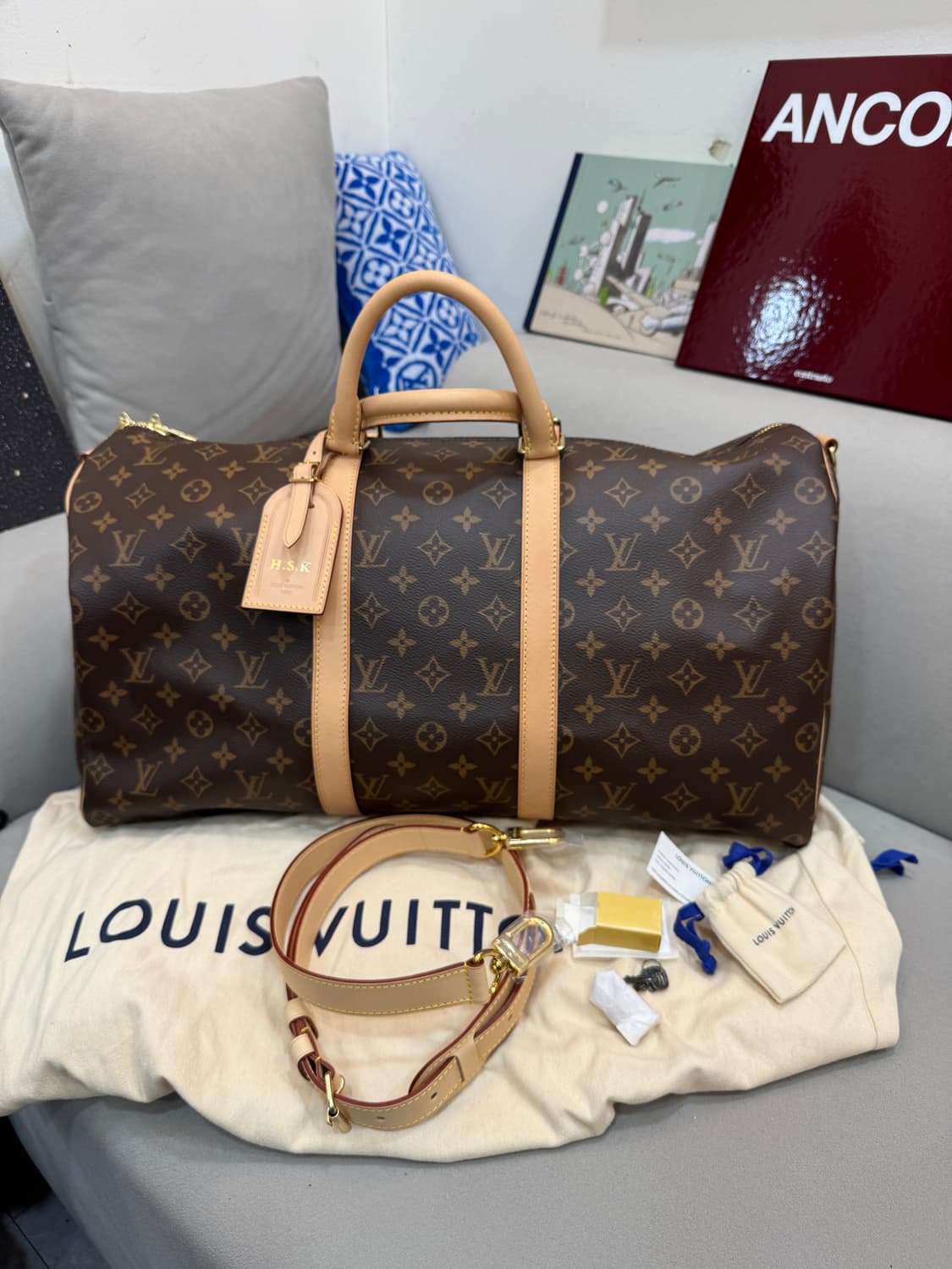 새상품급 루이비통 모노그램 키폴 50  상품이미지1