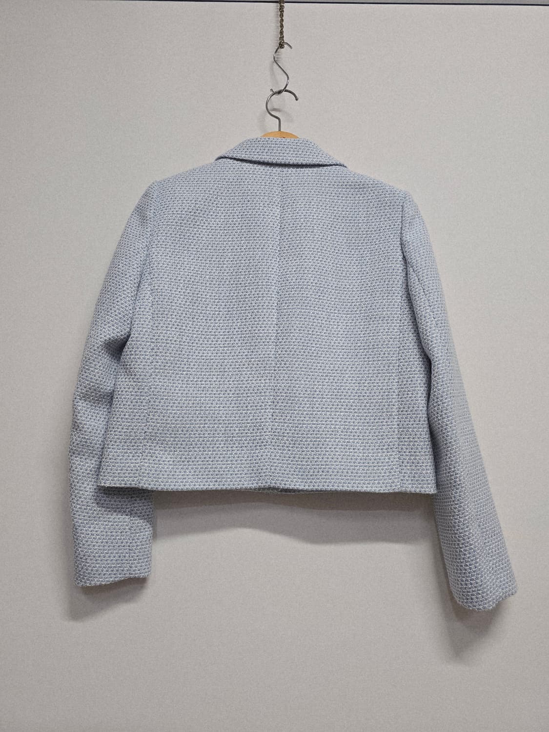 로엠 트위드 크롭 자켓 블루85 상품이미지6