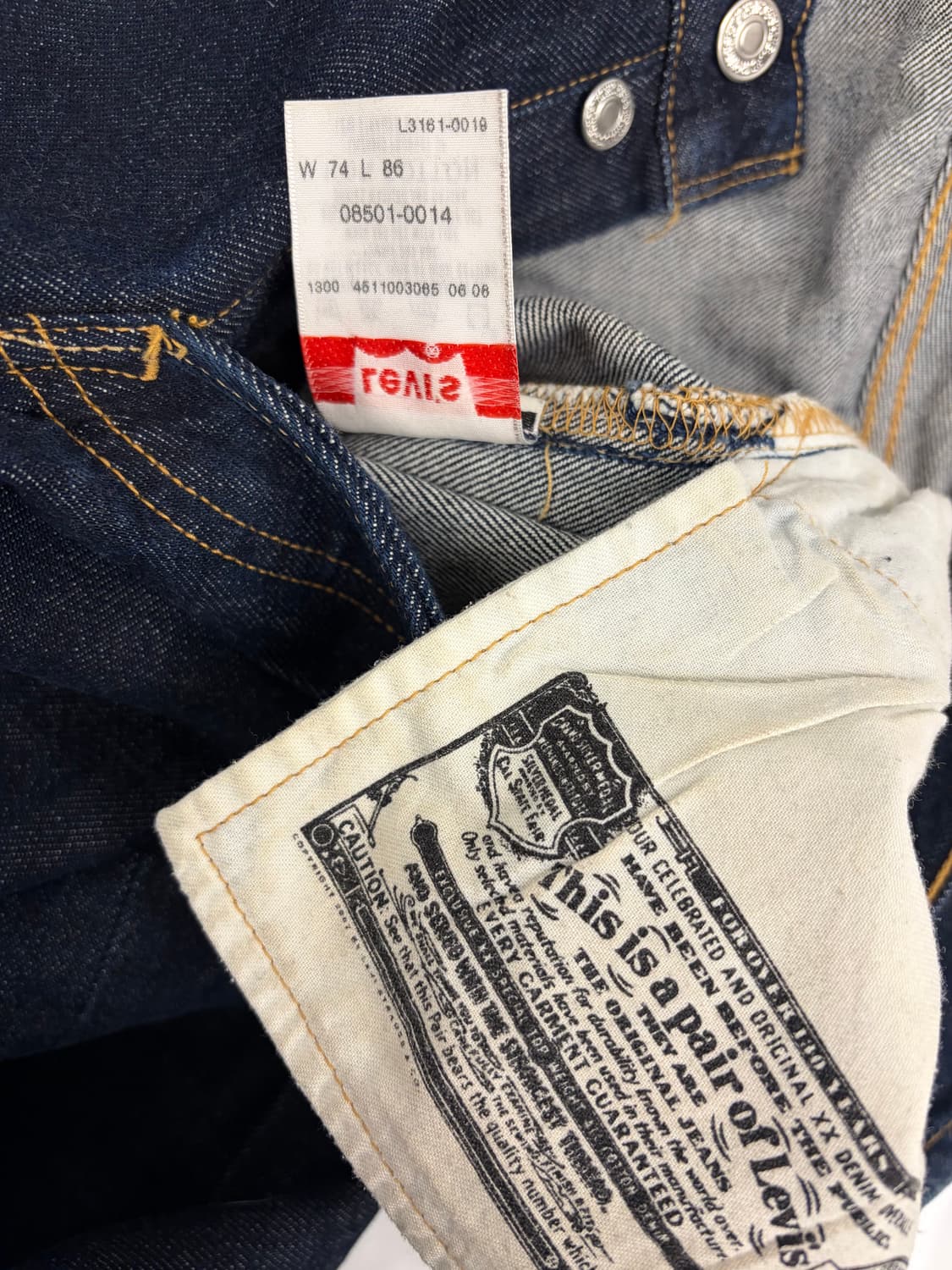 [29] 리바이스 501 데님 청바지 상품이미지4