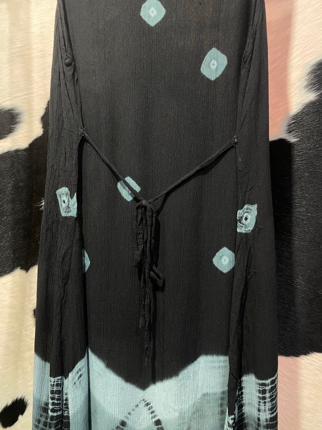 Japanese vtg 오리엔탈 타이다이 웨이브 원피스 상품이미지6